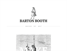 Tablet Screenshot of bartonbooth.com